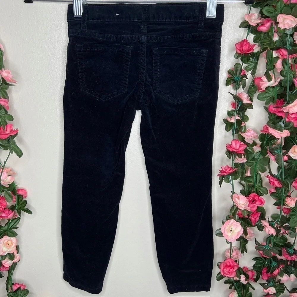 The Children’s Place Navy Blue Velvet Velour Pants Girls School Play Size 5
